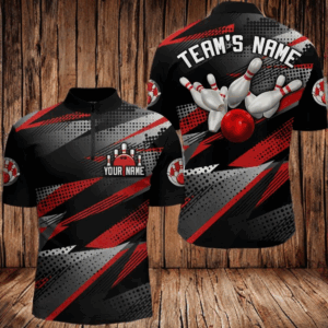 Bowling Quarter-Zip Shirt For Men Bowling Team League Jersey Custom Bowling Shirt BDT268
