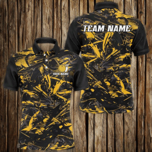 Custom Multi-Color Camo Bowling Team Shirt For Men And Women, Bowling Tournament Bowling League Outfit For Bowler IPHW6569