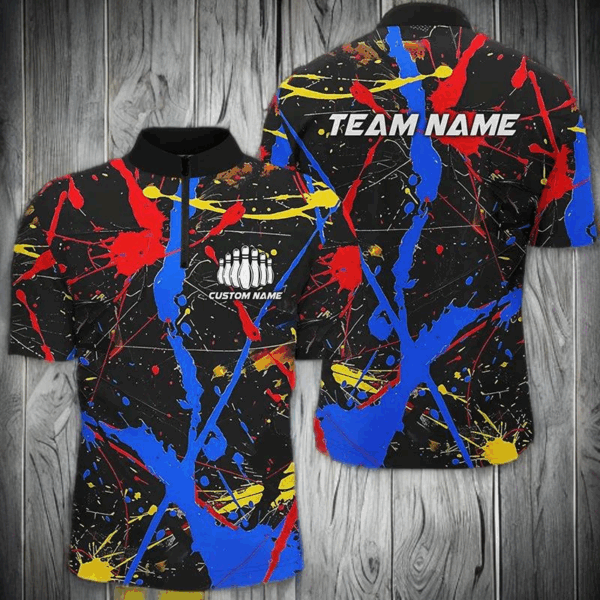 Personalized Colorful Bowling Shirts For Men And Women, Custom Name Bowling Team Jerseys IPHW6181