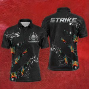 Custom Polo Bowling Shirt for Men, Strike Men Bowlers Jersey Short Sleeve NBP103