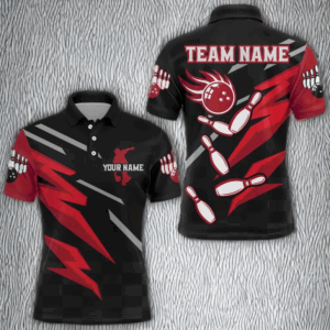 Bowling Polo Shirt For Men Custom Bowling Jersey Team League Bowling Shirts BDT306