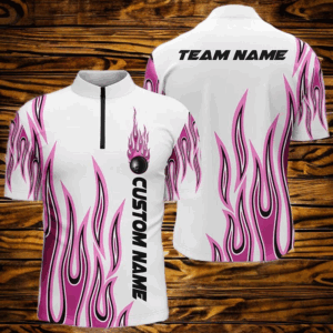 Personalized Flame Bowling Shirts For Men And Women, Bowling Ball Custom Bowling Team Shirt IPHW4985