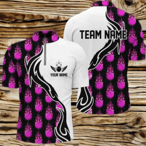 Custom Bowling Shirts For Men And Women, Personalized Bowling Team Jerseys Bowling Pattern IPHW4961