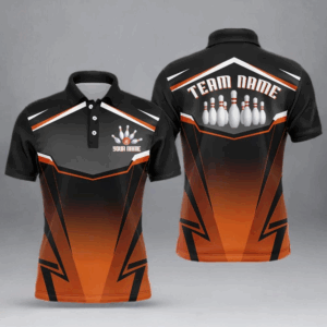 Custom Bowling Shirt for Men Bowling Jersey Bowling Team League Polo Shirt QZT140