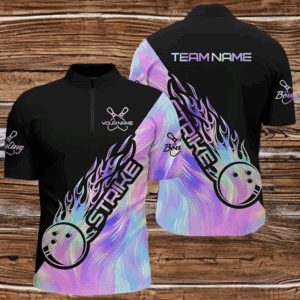 Strike Bowling Polo Shirts For Men, Custom Bowling Team Shirts Bowler Outfit IPHW5242