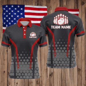Personalized Bowling Polo Shirts Men Custom Bowling Jersey Team Bowlers BDT269