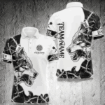 White Black Thorny Camo Wolf Dart Shirts For Men Custom Camouflage Dart Team Shirt Dart Jerseys TDM3815