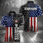 Grunge Retro US Flag Custom Dart Shirt With Pocket For Men Team Dart Jerseys TDM3798