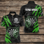 Black And Purple Darts Board Break Glass Custom Dart Shirts For Men, Darts Team Shirts Dart Jerseys TDM3495