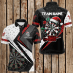 Funny Darts Board Santa Custom Christmas Dart Shirts For Men Best Christmas Gifts For Darts Lover TDM3076