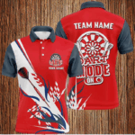 Personalized Multi-Color Darts Mode On Custom Darts Sport Shirts For Men, Darts Team Jerseys TDM1584